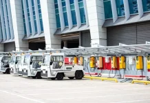 JFK’s new terminal partners with TCR for world’s first all-electric ground support fleet
