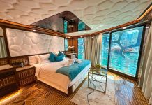 Yas Marina welcomes Abu Dhabi’s first-ever floating hotel with the arrival of the Orchid Overnight Superyacht