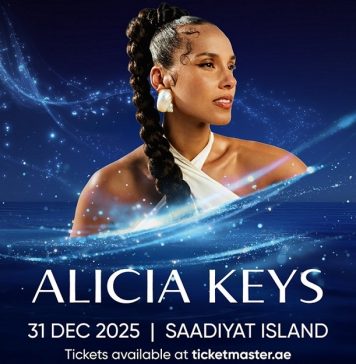 Alicia Keys confirmed for a special New Year’s Eve performance at Saadiyat Nights