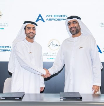 MOHAMMED BIN RASHID AEROSPACE HUB SIGNS AGREEMENT WITH ATHERION AEROSPACE TO ESTABLISH A NEW AEROSPACE MANUFACTURING FACILITY AT DUBAI SOUTH
