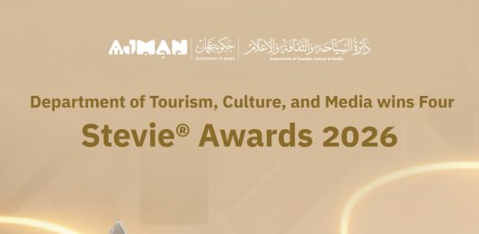 Ajman Department of Tourism, Culture and Media Wins Four Awards at Stevie® Awards 2026 in Recognition of its Innovation, Community Engagement and Inclusivity Initiatives