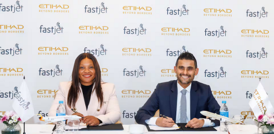 Etihad Expands its African Network with New Fastjet Zimbabwe Partnership