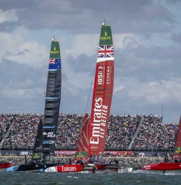 Emirates back on board with SailGP at the Britain Sail Grand Prix Portsmouth
