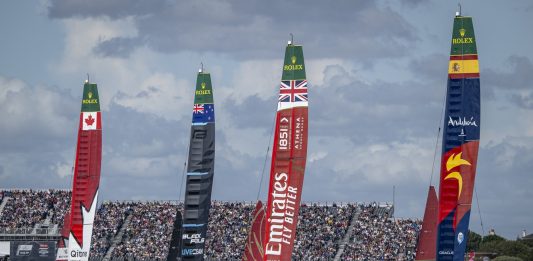 Emirates back on board with SailGP at the Britain Sail Grand Prix Portsmouth