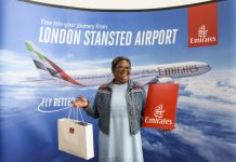 Emirates marks two million passengers at London Stansted