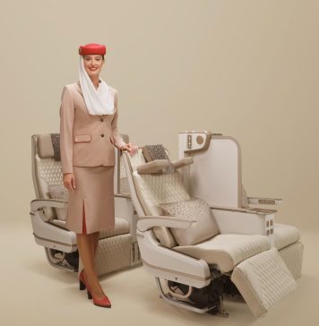 Emirates to showcase industry-first Premium Economy seats with privacy divider at ATM